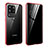 Luxury Aluminum Metal Frame Mirror Cover Case 360 Degrees LK2 for Samsung Galaxy S20 Ultra 5G Red