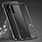 Luxury Aluminum Metal Frame Mirror Cover Case 360 Degrees LK3 for Samsung Galaxy S20 Ultra 5G Black