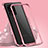 Luxury Aluminum Metal Frame Mirror Cover Case 360 Degrees LK3 for Samsung Galaxy S20 Ultra 5G Rose Gold