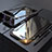 Luxury Aluminum Metal Frame Mirror Cover Case 360 Degrees M01 for Apple iPhone 7 Plus Black