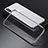Luxury Aluminum Metal Frame Mirror Cover Case 360 Degrees M01 for Apple iPhone X