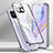 Luxury Aluminum Metal Frame Mirror Cover Case 360 Degrees M01 for Huawei Nova 8 SE 5G Silver