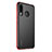 Luxury Aluminum Metal Frame Mirror Cover Case 360 Degrees M01 for Huawei P30 Lite New Edition Red