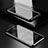 Luxury Aluminum Metal Frame Mirror Cover Case 360 Degrees M01 for Realme X50 5G Black