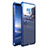 Luxury Aluminum Metal Frame Mirror Cover Case 360 Degrees M01 for Samsung Galaxy Note 9 Blue