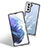 Luxury Aluminum Metal Frame Mirror Cover Case 360 Degrees M01 for Samsung Galaxy S23 5G
