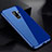 Luxury Aluminum Metal Frame Mirror Cover Case 360 Degrees M01 for Samsung Galaxy S9 Plus Blue