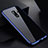 Luxury Aluminum Metal Frame Mirror Cover Case 360 Degrees M01 for Samsung Galaxy S9 Plus Blue and Black