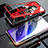 Luxury Aluminum Metal Frame Mirror Cover Case 360 Degrees M01 for Xiaomi Mi 9 SE Red