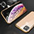 Luxury Aluminum Metal Frame Mirror Cover Case 360 Degrees M02 for Apple iPhone 11