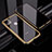 Luxury Aluminum Metal Frame Mirror Cover Case 360 Degrees M02 for Apple iPhone 11 Pro Gold