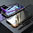 Luxury Aluminum Metal Frame Mirror Cover Case 360 Degrees M02 for Apple iPhone X