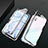 Luxury Aluminum Metal Frame Mirror Cover Case 360 Degrees M02 for Huawei P40 Lite