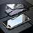 Luxury Aluminum Metal Frame Mirror Cover Case 360 Degrees M02 for Oppo A12e