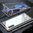 Luxury Aluminum Metal Frame Mirror Cover Case 360 Degrees M02 for Samsung Galaxy Note 10 5G Silver