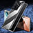 Luxury Aluminum Metal Frame Mirror Cover Case 360 Degrees M02 for Samsung Galaxy S21 Ultra 5G