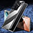 Luxury Aluminum Metal Frame Mirror Cover Case 360 Degrees M02 for Samsung Galaxy S23 Ultra 5G