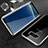 Luxury Aluminum Metal Frame Mirror Cover Case 360 Degrees M02 for Samsung Galaxy S8 Plus Silver
