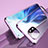 Luxury Aluminum Metal Frame Mirror Cover Case 360 Degrees M02 for Xiaomi Mi 11 5G Purple