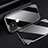 Luxury Aluminum Metal Frame Mirror Cover Case 360 Degrees M03 for Apple iPhone 11 Pro Black