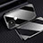 Luxury Aluminum Metal Frame Mirror Cover Case 360 Degrees M03 for Apple iPhone 11 Pro Max Black