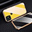 Luxury Aluminum Metal Frame Mirror Cover Case 360 Degrees M03 for Apple iPhone 11 Pro Max Yellow