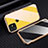 Luxury Aluminum Metal Frame Mirror Cover Case 360 Degrees M03 for Apple iPhone 11 Pro Yellow