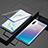 Luxury Aluminum Metal Frame Mirror Cover Case 360 Degrees M03 for Samsung Galaxy Note 10 5G Blue