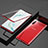 Luxury Aluminum Metal Frame Mirror Cover Case 360 Degrees M03 for Samsung Galaxy Note 10 5G Red