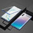 Luxury Aluminum Metal Frame Mirror Cover Case 360 Degrees M03 for Samsung Galaxy Note 10 Plus 5G Blue