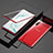 Luxury Aluminum Metal Frame Mirror Cover Case 360 Degrees M03 for Samsung Galaxy Note 10 Plus Red