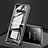 Luxury Aluminum Metal Frame Mirror Cover Case 360 Degrees M03 for Samsung Galaxy Note 8 Duos N950F