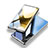 Luxury Aluminum Metal Frame Mirror Cover Case 360 Degrees M03 for Samsung Galaxy S21 FE 5G