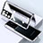 Luxury Aluminum Metal Frame Mirror Cover Case 360 Degrees M03 for Samsung Galaxy S21 Ultra 5G