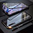 Luxury Aluminum Metal Frame Mirror Cover Case 360 Degrees M03 for Xiaomi CC9e Black