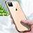 Luxury Aluminum Metal Frame Mirror Cover Case 360 Degrees M04 for Apple iPhone 11 Pro