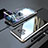 Luxury Aluminum Metal Frame Mirror Cover Case 360 Degrees M04 for Samsung Galaxy Note 9