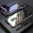 Luxury Aluminum Metal Frame Mirror Cover Case 360 Degrees M04 for Samsung Galaxy S9 Plus Purple