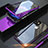 Luxury Aluminum Metal Frame Mirror Cover Case 360 Degrees M05 for Apple iPhone 11 Pro Purple