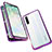 Luxury Aluminum Metal Frame Mirror Cover Case 360 Degrees M05 for Oppo Find X2 Lite