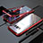 Luxury Aluminum Metal Frame Mirror Cover Case 360 Degrees M05 for Samsung Galaxy S8 Plus Red