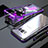 Luxury Aluminum Metal Frame Mirror Cover Case 360 Degrees M05 for Samsung Galaxy S8 Purple