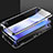 Luxury Aluminum Metal Frame Mirror Cover Case 360 Degrees M05 for Xiaomi Poco X2