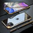Luxury Aluminum Metal Frame Mirror Cover Case 360 Degrees M06 for Apple iPhone 11 Gold