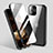 Luxury Aluminum Metal Frame Mirror Cover Case 360 Degrees M06 for Apple iPhone 14 Pro Max Black