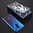 Luxury Aluminum Metal Frame Mirror Cover Case 360 Degrees M06 for Realme X2 Pro Blue