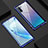 Luxury Aluminum Metal Frame Mirror Cover Case 360 Degrees M06 for Samsung Galaxy Note 10 5G Blue