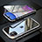 Luxury Aluminum Metal Frame Mirror Cover Case 360 Degrees M07 for Apple iPhone 11 Silver