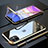 Luxury Aluminum Metal Frame Mirror Cover Case 360 Degrees M09 for Apple iPhone 11 Gold