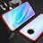 Luxury Aluminum Metal Frame Mirror Cover Case 360 Degrees M09 for Vivo Nex 3 5G Red